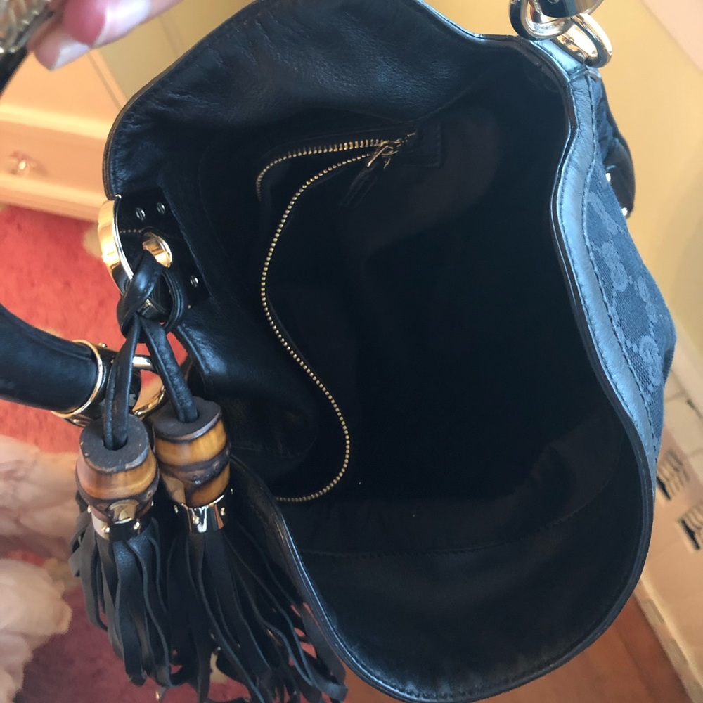 Gucci Horsebit Bamboo Tassels Vintage Handbag - Picture 6 of 7